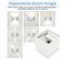 Applique Murale LED Ip65 Angle Réglable Intérieur Lampe De Couloir Applique Extérieure 7w Blanc Froi