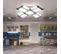 200w LED Lampe Industrielle Hall Éclairage Lumière 360​​° Atelier Lumière Réglable Garage Lumière Pl
