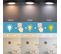 Lot De 6 Spot Encastrable LED Panel Extra-plat 18w, Température De Couleur: 3 Couleurs En 1