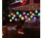 Rideau Lumineux LED Flocon De Neige Intérieur Lumineux Extérieur Décoration De Noël, Multicolore