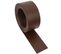 Bordure De Jardin Bordure De Pelouse Flexible En Plastique 10m*10cm*2mm Marron