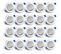 Lot De 20 Spots LED Encastrables Spot Encastrable LED 3w Température De Couleur: Blanc Chaud 3000k