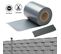 2x50m Écran D'intimité De Jardin Pvc Brise Vue Brise Vent Canisse Et Brande,anthracite