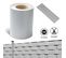 2x50m Écran D'intimité De Jardin Pvc Brise Vue Brise Vent Canisse Et Brande,gris