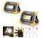 2x Projecteur LED Rechargeable 30w Projecteur Chantier Lumière De Travail 3 Modes Lanterne Usb