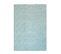 Tapis Design Glaze En Coton - Bleu Ciel - 120x170 Cm