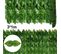 Clôture Pare-vue Feuillage 300cmx100cm Habillage Mur Brise-vue Bâche Grillage,feuilles De Pastèque