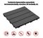 Lot De 77 Dalle De Terrasse En Composite Bois-plastique. 7 M². 30x30 Cm Anthracite