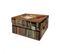 Lot De 2 Boites De Rangement Books 33x24x17cm Multicolore