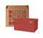 Boite De Rangement Velvet Red 39,5x32x21cm Rouge