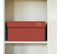 Boite De Rangement Velvet Red 39,5x32x21cm Rouge