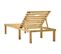 Bain De Soleil - Transat Chaise Longue Bois De Pin Imprégné