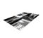 Tapis de salon moderne LUCIO - Noir - 200x290 Cm
