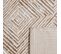 Tapis Intérieur Extérieur Motif Damier Beige Loopin 200x280