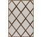 Tapis Intérieur Extérieur Gros Losanges Beige Loopin 160x230