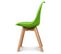 Chaise Design Scandinave - Verte