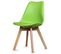 Chaise Design Scandinave - Verte